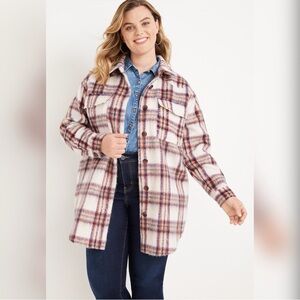 Maurices Faux Wool Shacket 🍓